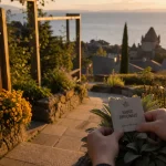 Jardin a visiter haute savoie : Yvoire au bord du Léman, au jardin