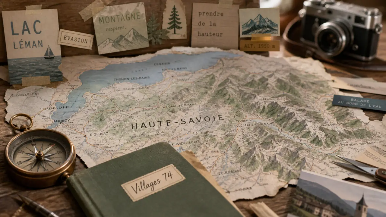 Liste des villages de haute savoie : lac, Aravis, Chablais