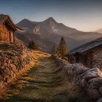Randonnée le Monal Savoie : sentier vers les chalets d’alpage