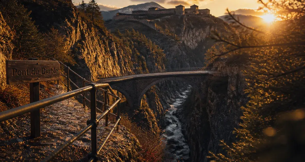 Randonnée pont du diable savoie : pont sur les gorges de l’Arc, forts de l’Esseillon