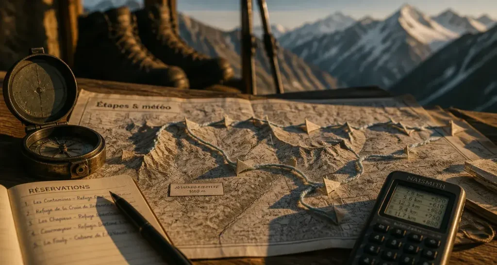 Randonnée tour du mont blanc : carte d’itinéraire, étapes et réservation