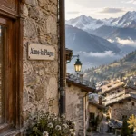 Aime-la-Plagne en Savoie, tourisme et vue sur la Tarentaise
