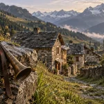 Fascinant week end savoie : pierre de lauze et clarine, hameau en Maurienne