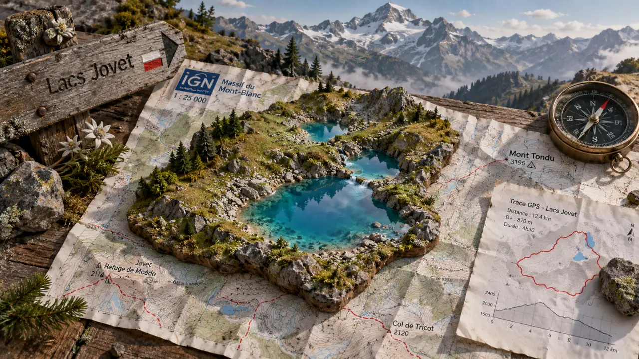 Lacs jovets : sentier vers deux lacs d’altitude, 15 km et 1 000 m de dénivelé