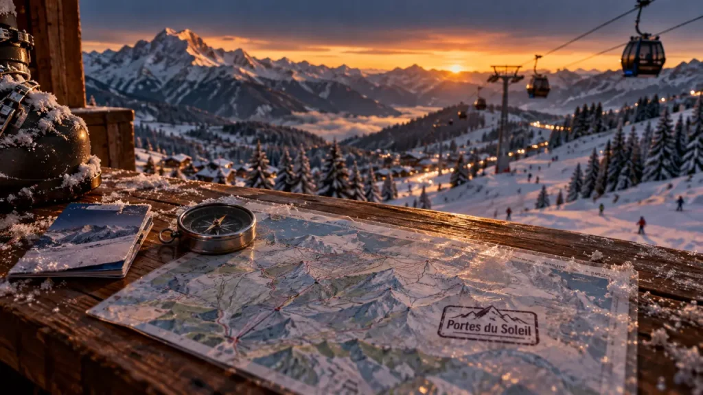 Haute Savoie station de ski : carte des pistes et forfait dans le grand domaine en neige