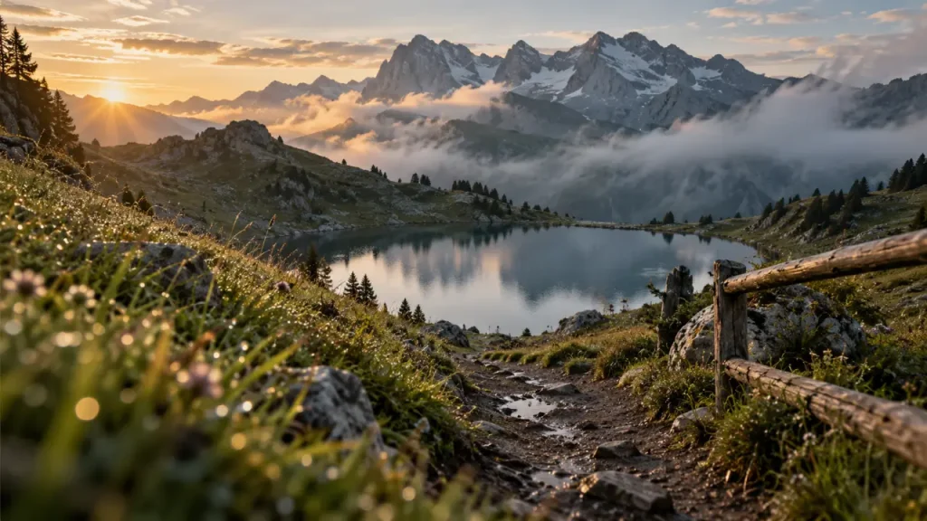 Lac de l’Airon : 30 minutes de marche pour une vue sur les Aravis