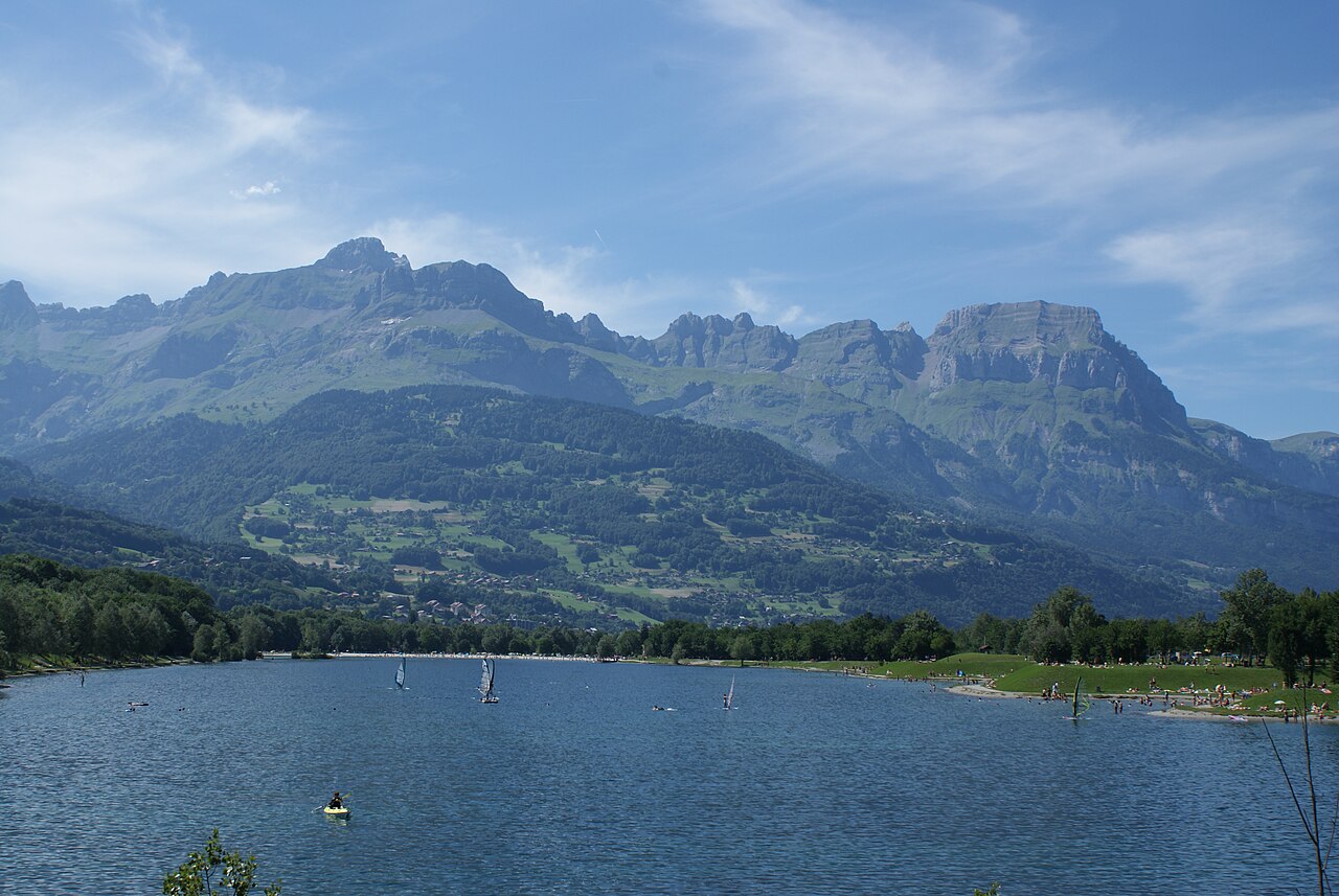 Lac de Passy, Haute-Savoie, France.