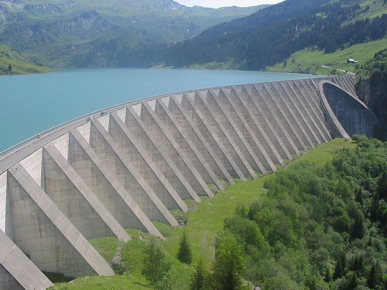 Barrage de Roselend, Savoie, France