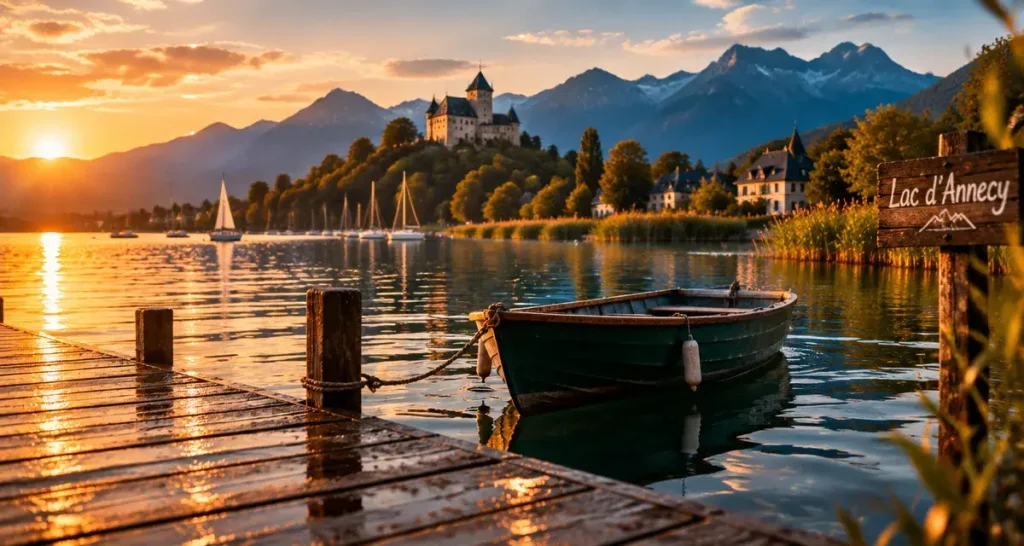 Les 7 merveilles de haute savoie : lac d’Annecy, château de Menthon-Saint-Bernard