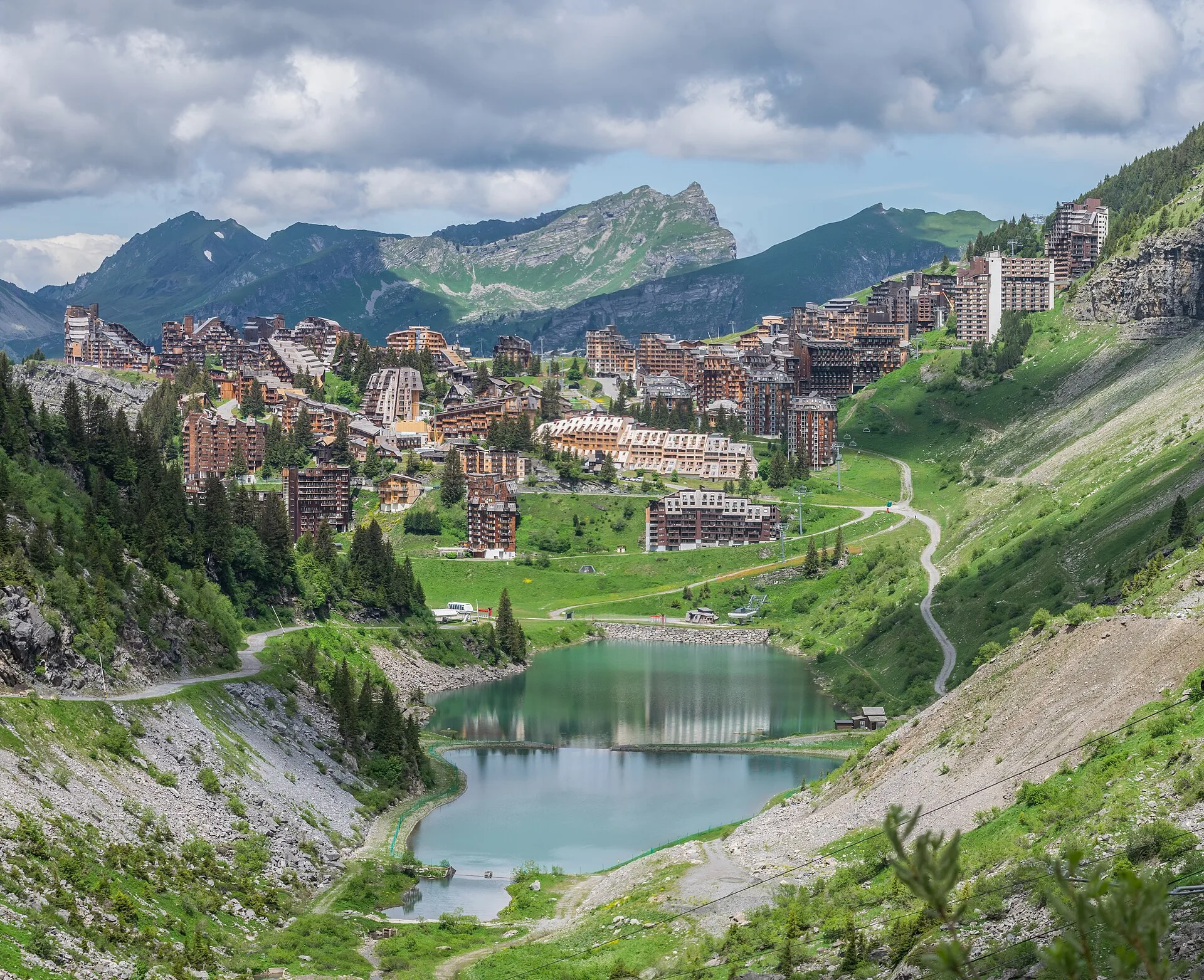Vue de la station d’Avoriaz.