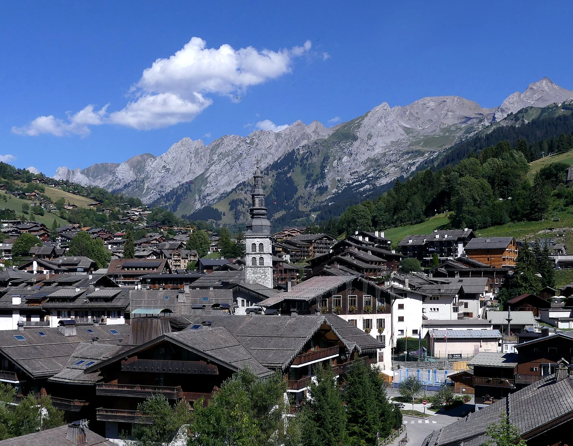 La Clusaz en été.